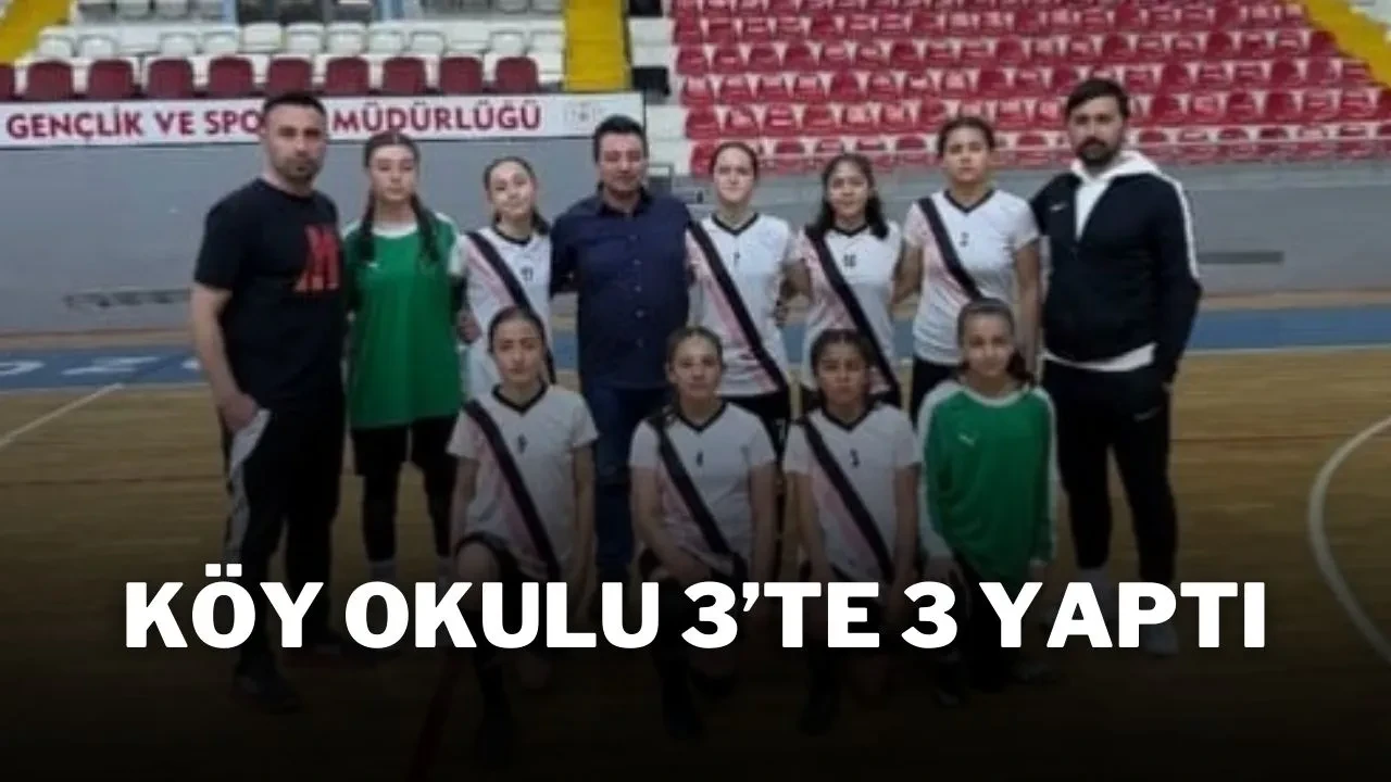Köy Okulu 3'te 3 Yaptı