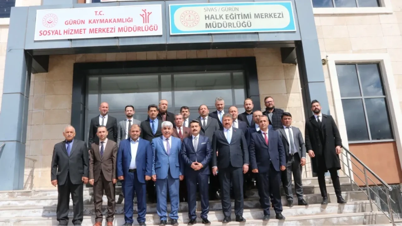 Sivas İl Millî Eğitim Müdürü Fatih Erdoğan, Gürün’de Okul Müdürleriyle Toplandı