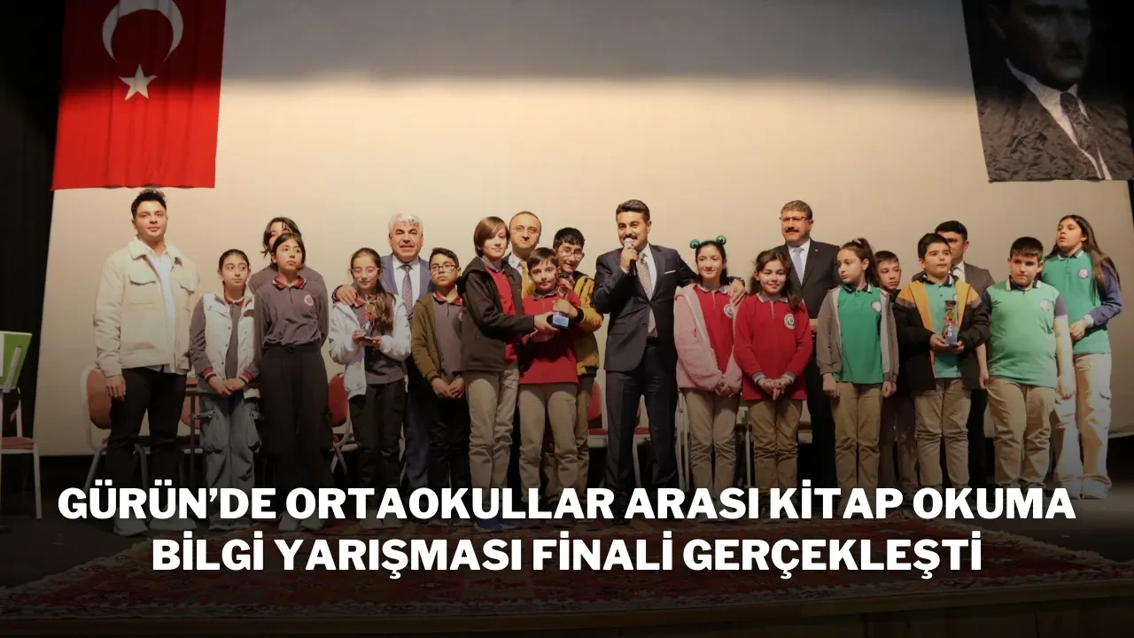 Gürün’de Ortaokullar Arası Kitap Okuma Bilgi Yarışması Finali Gerçekleşti
