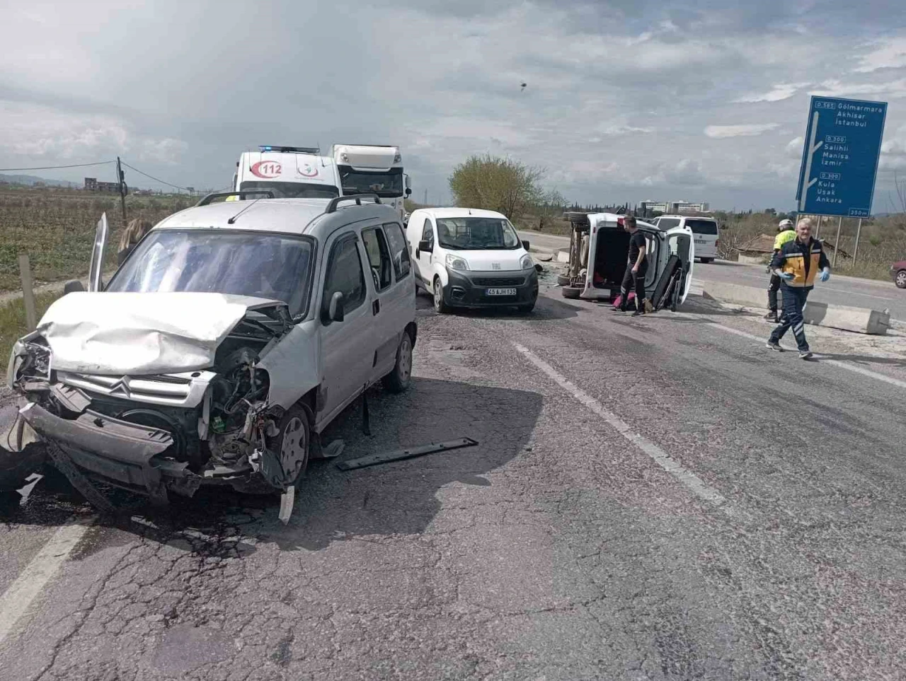 Manisa’da Feci Kaza: 6 Kişi Yaralandı