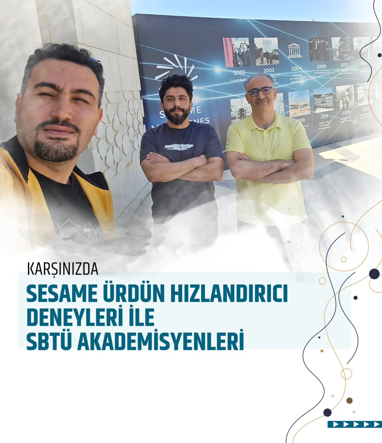 SBTÜ Akademisyenlerinin Elektronik Yapı Araştırması SESAME Desteği Aldı