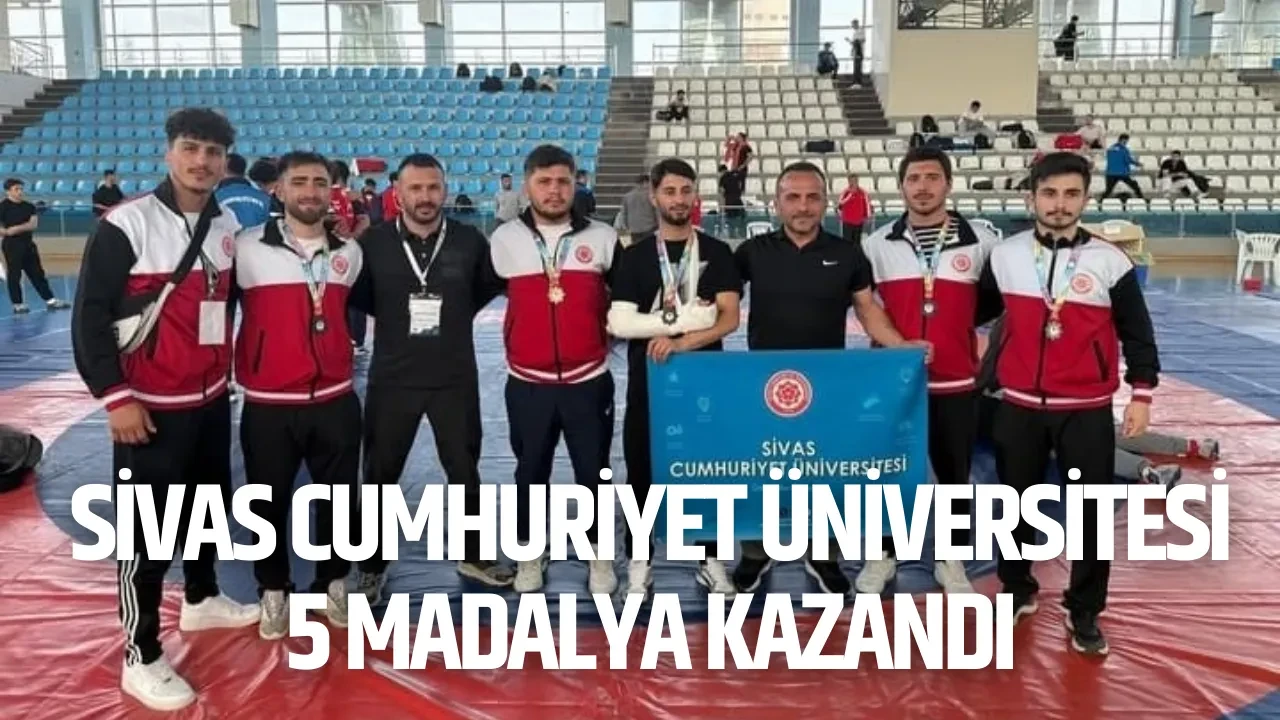 Sivas Cumhuriyet Üniversitesi 5 Madalya Kazandı