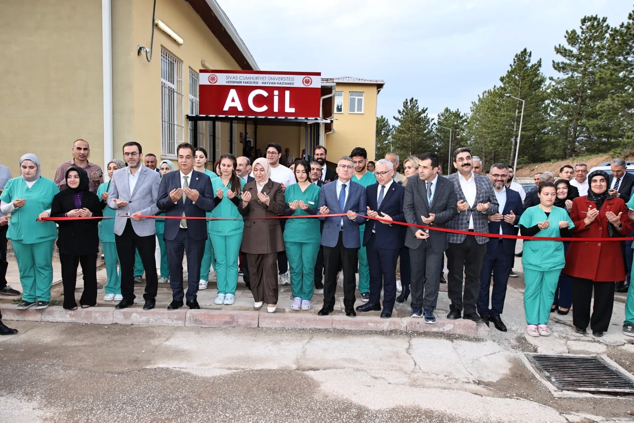 SCÜ Veteriner Fakültesi Hayvan Hastanesi Acil Kliniği Hizmete Açıldı