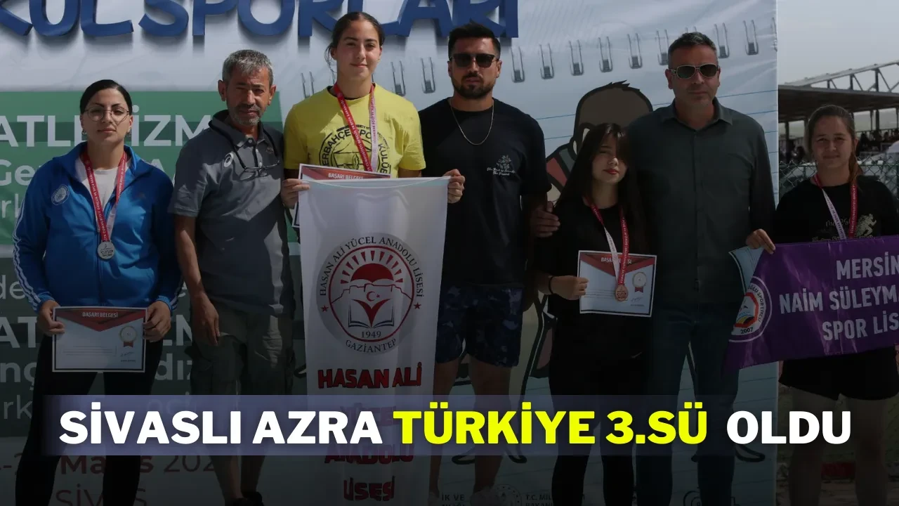 Sivaslı Azra Türkiye 3.sü Oldu