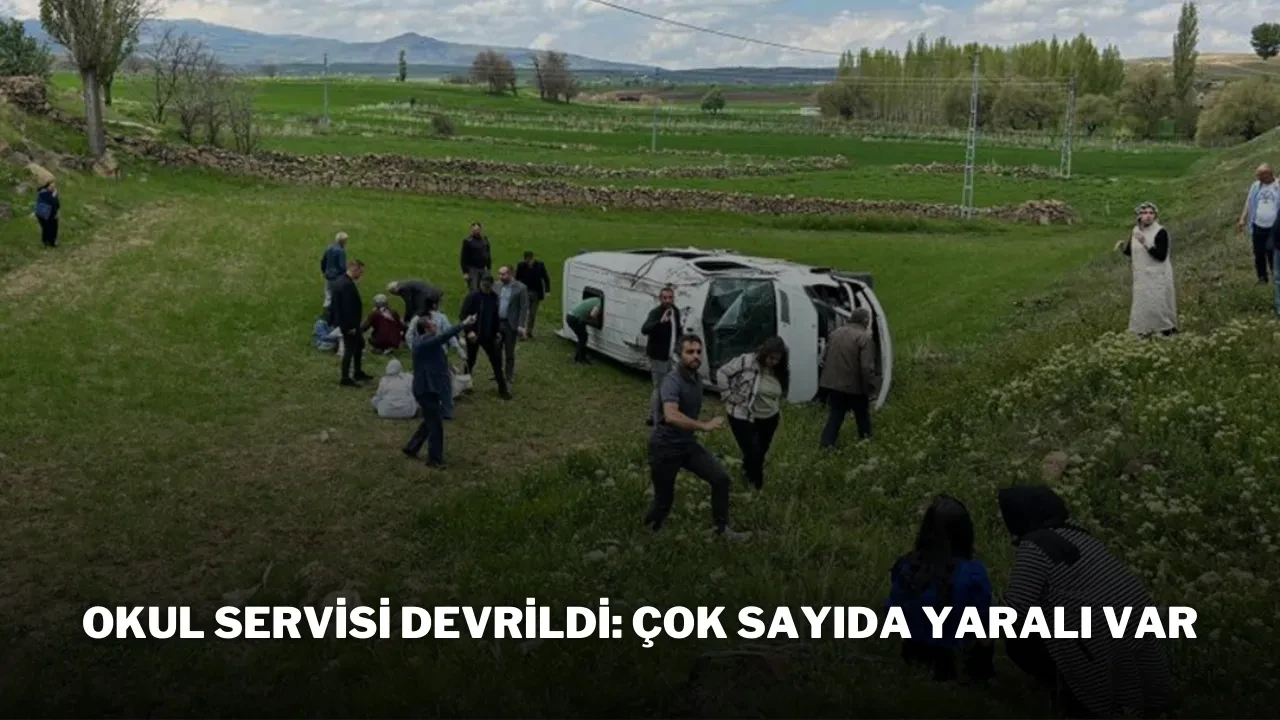 Okul Servisi Devrildi: Çok Sayıda Yaralı Var