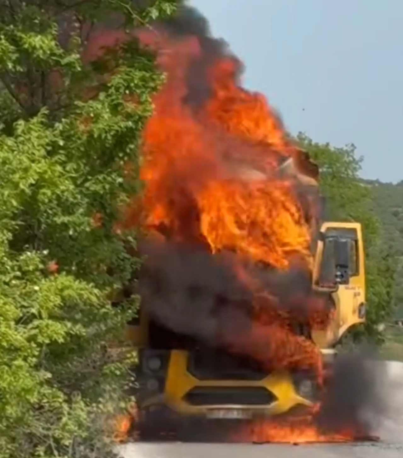 Motor Arızası Yangına Neden Oldu