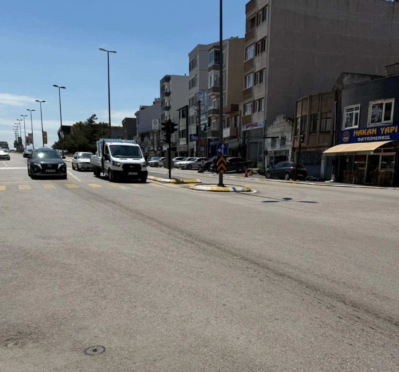 Otobüsten Sızan Mazot Kazaya Yol Açtı