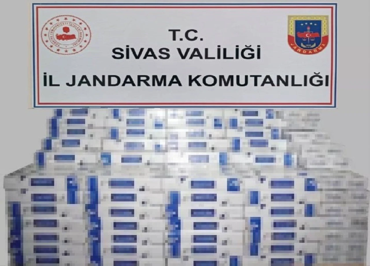 Sivas’ta Bandrolsüz Sigara Operasyonu