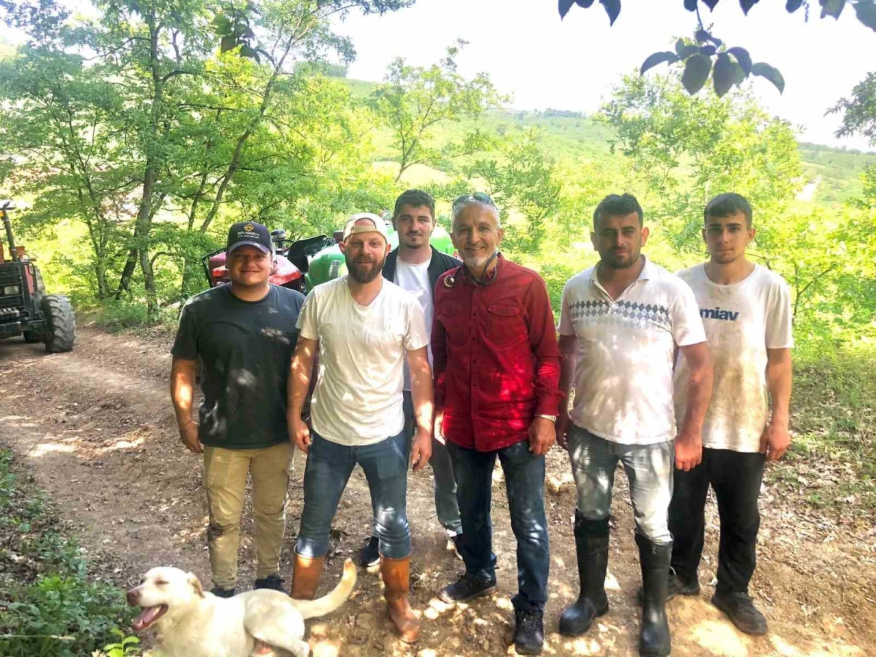 Karaca Yavrularına Traktörlü Kurtarma