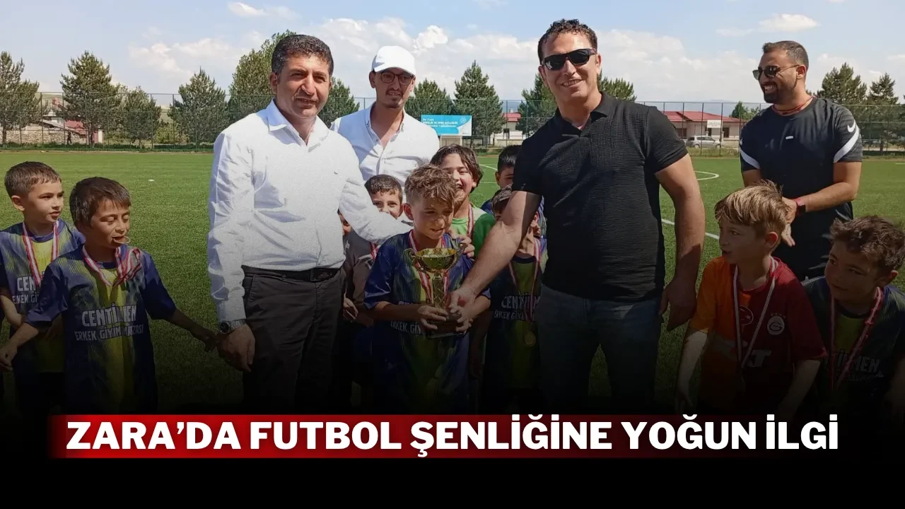 Zara’da Futbol Şenliğine Yoğun İlgi