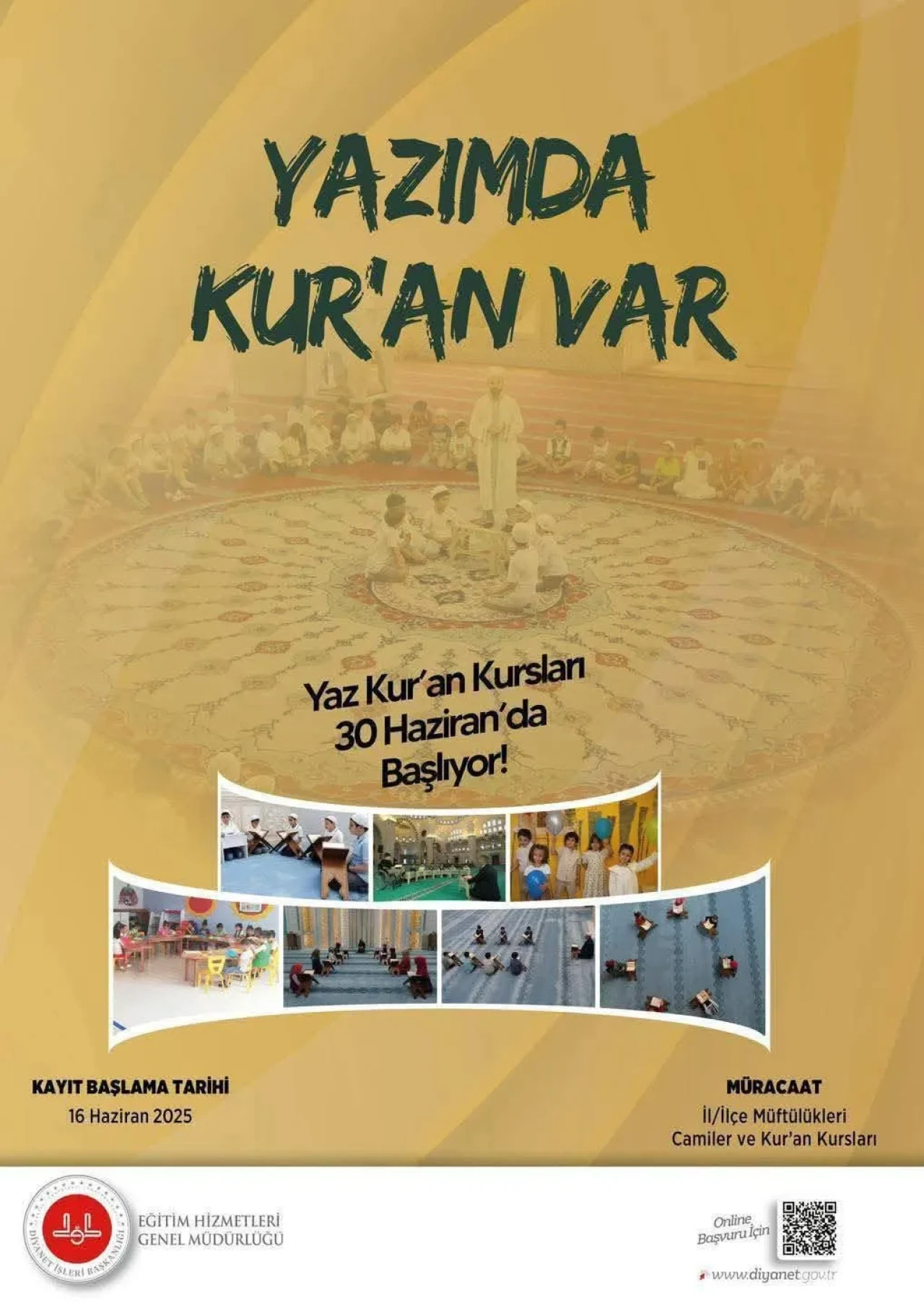 Sivas’ta Yaz Kur’an Kursları 30 Haziran’da Başlıyor