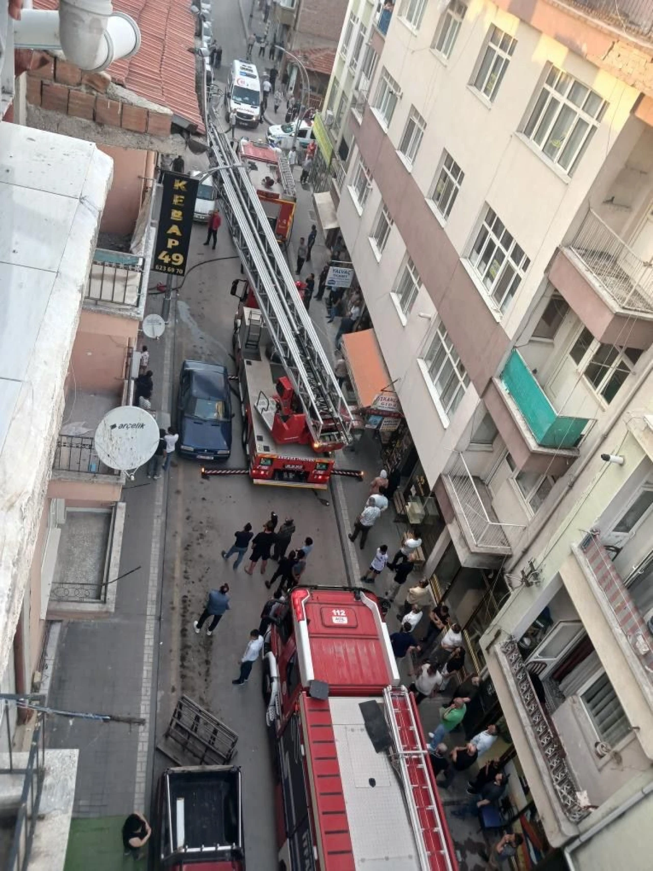 Polatlı’da Apartman Yangını: 1’i Çocuk 4 Kişi Mahsur Kaldı