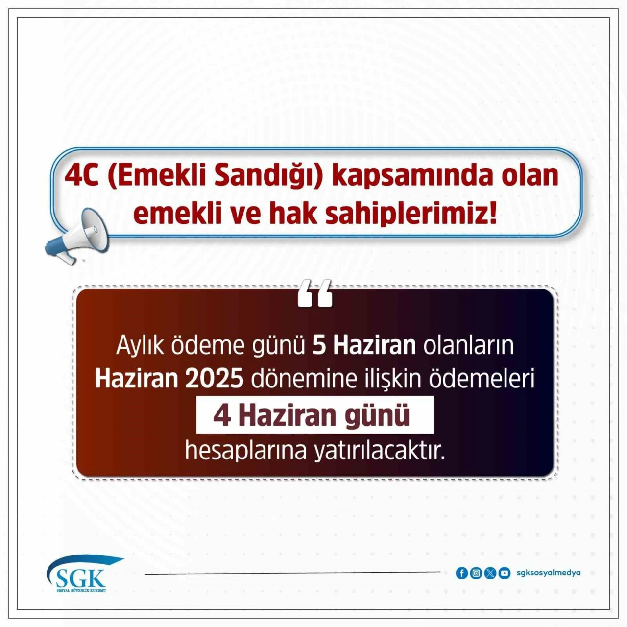 Emekli Ödemeleri Öne Alındı