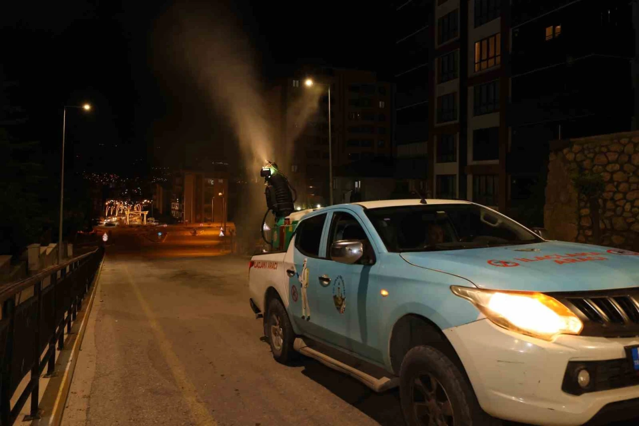 Haşere Tehdidine Karşı Yoğun Gece İlaçlaması
