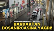 Sivas'ta Sağanak Yağış Etkili Oldu: Bardaktan Boşanırcasına Yağdı!