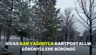 Sivas Kar Yağışıyla Kartpostallık Görüntülere Büründü