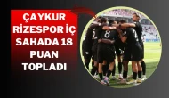 Çaykur Rizespor İç Sahada 18 Puan Topladı