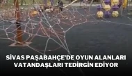 Sivas Paşabahçe’de Oyun Alanları Vatandaşları Tedirgin Ediyor