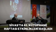 Sivas’ta 61. Kütüphane Haftası Etkinlikleri Başladı