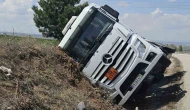 Kontrolden Çıkan Tanker Şarampole Uçtu