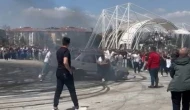 Tofaş drift sırasında alev aldı