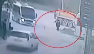 Önce Kadına, Sonra Araçlara Çarptı