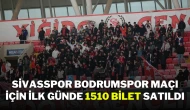 Sivasspor Bodrumspor Maçı İçin İlk Günde 1510 Bilet Satıldı
