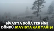 Sivas’ta Doğa Tersine Döndü: Mayısta Kar Yağışı
