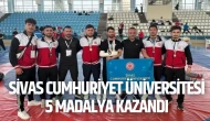 Sivas Cumhuriyet Üniversitesi 5 Madalya Kazandı