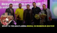 Sivas’ta YKS Adaylarına Moral ve Rehberlik Desteği
