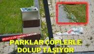 Sivas’ta Çöp Sorunu Sürüyor: Parklar Çöplerle Dolup Taşıyor