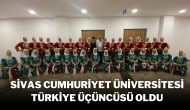 Sivas Cumhuriyet Üniversitesi Türkiye Üçüncüsü Oldu