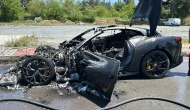 Lüks Ferrari Motor Yangınıyla Küle Döndü