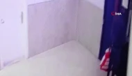 Sivas'ta Katilin Binadan Çıkış Anı Kamerada