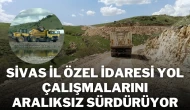 Sivas İl Özel İdaresi Yol Çalışmalarını Aralıksız Sürdürüyor