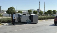 Sivas'ta Takla Atan Otomobilde 2 Kişi Yaralandı