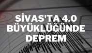 Sivas'ta 4.0 Büyüklüğünde Deprem