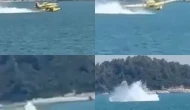 Yangın Uçağı Su Alırken Düştü