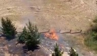 KYK Kız Yurdu Bahçesinde Ot Yangını