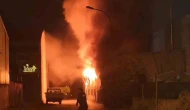 Bursa’da Kauçuk Fabrikasında Gece Saatlerinde Yangın