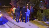 Islak Zeminde Kayan Araç Bahçeye Girdi