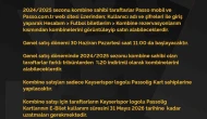 Kayserispor Kombine Fiyatlarını Açıkladı