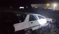 Tokat'ta Otomobil Palete Çarptı! 1 Kişi Yaralandı