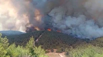 Orman Yangınına 11 Uçak ve 13 Helikopterle Müdahale