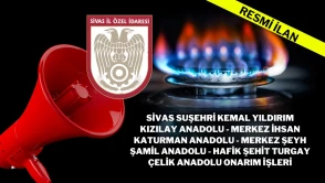 SİVAS SUŞEHRİ KEMAL YILDIRIM KIZILAY ANADOLU - MERKEZ İHSAN KATURMAN ANADOLU - MERKEZ ŞEYH ŞAMİL ANADOLU - HAFİK ŞEHİT TURGAY ÇELİK ANADOLU ONARIM İŞLERİ