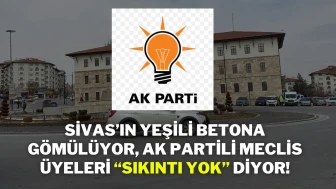 Sivas’ın Yeşili Betona Gömülüyor, AK Partili Meclis Üyeleri “Sıkıntı Yok” Diyor!