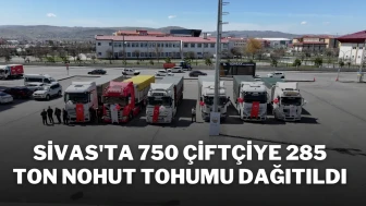 Sivas'ta 750 Çiftçiye 285 Ton Nohut Tohumu Dağıtıldı