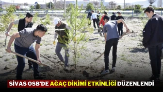 Sivas OSB’de Ağaç Dikimi Etkinliği Düzenlendi