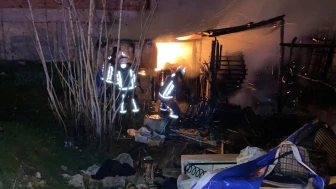 Malatya’da Baraka Yangını Paniğe Neden Oldu