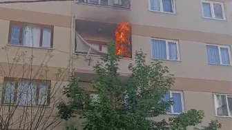 Balkonda Unutulan Sigara Yangına Yol Açtı